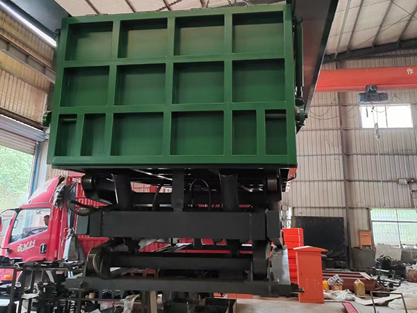 水平压缩式垃圾站SPZ安装